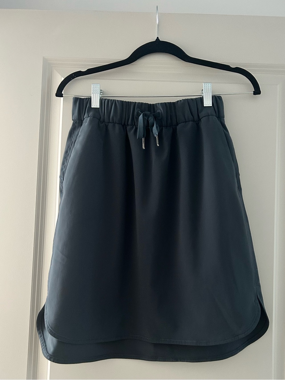 Lululemon Dark Teal High-Rise Drawstring Skirt Size 6 Athletic Casual